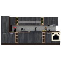 Bucatarie MARINA NEW 390 B Wenge / Decor 8509